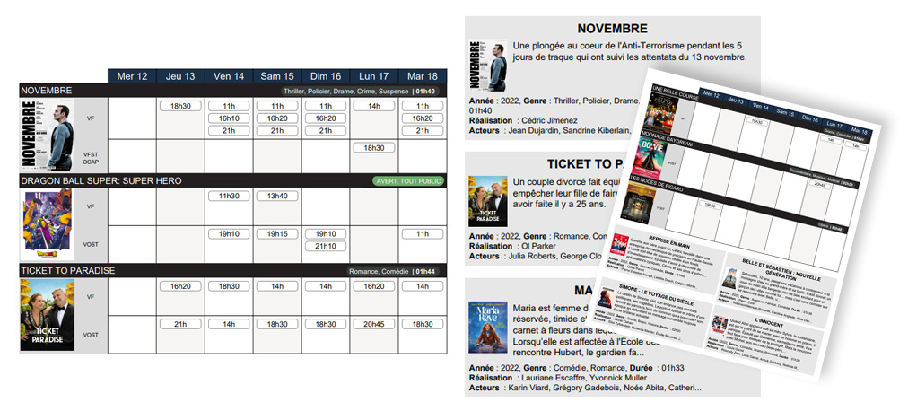 programme pdf cinéma